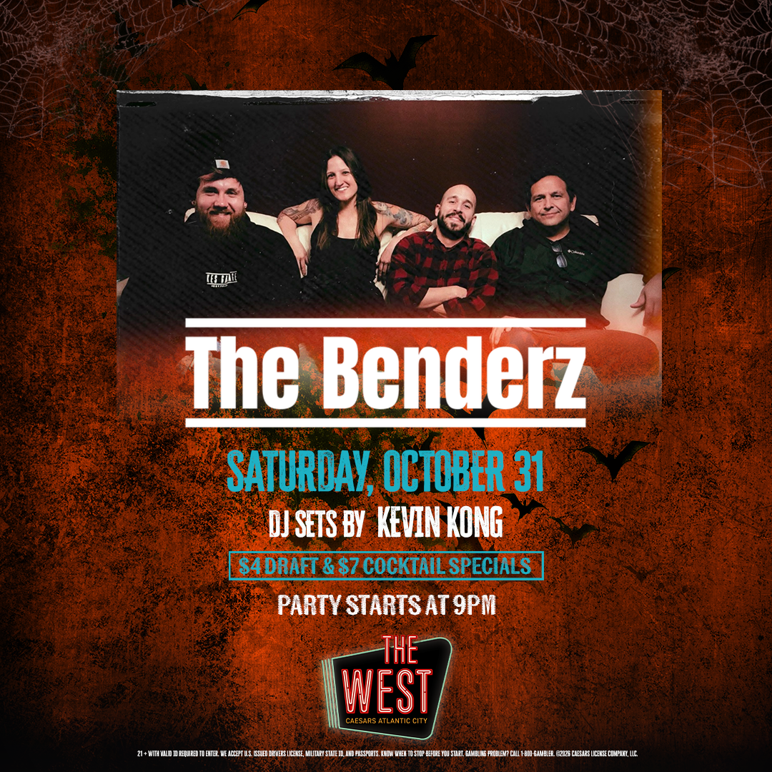 Halloween with The Benderz: Live Music at The West | Caesars AC Nightlife