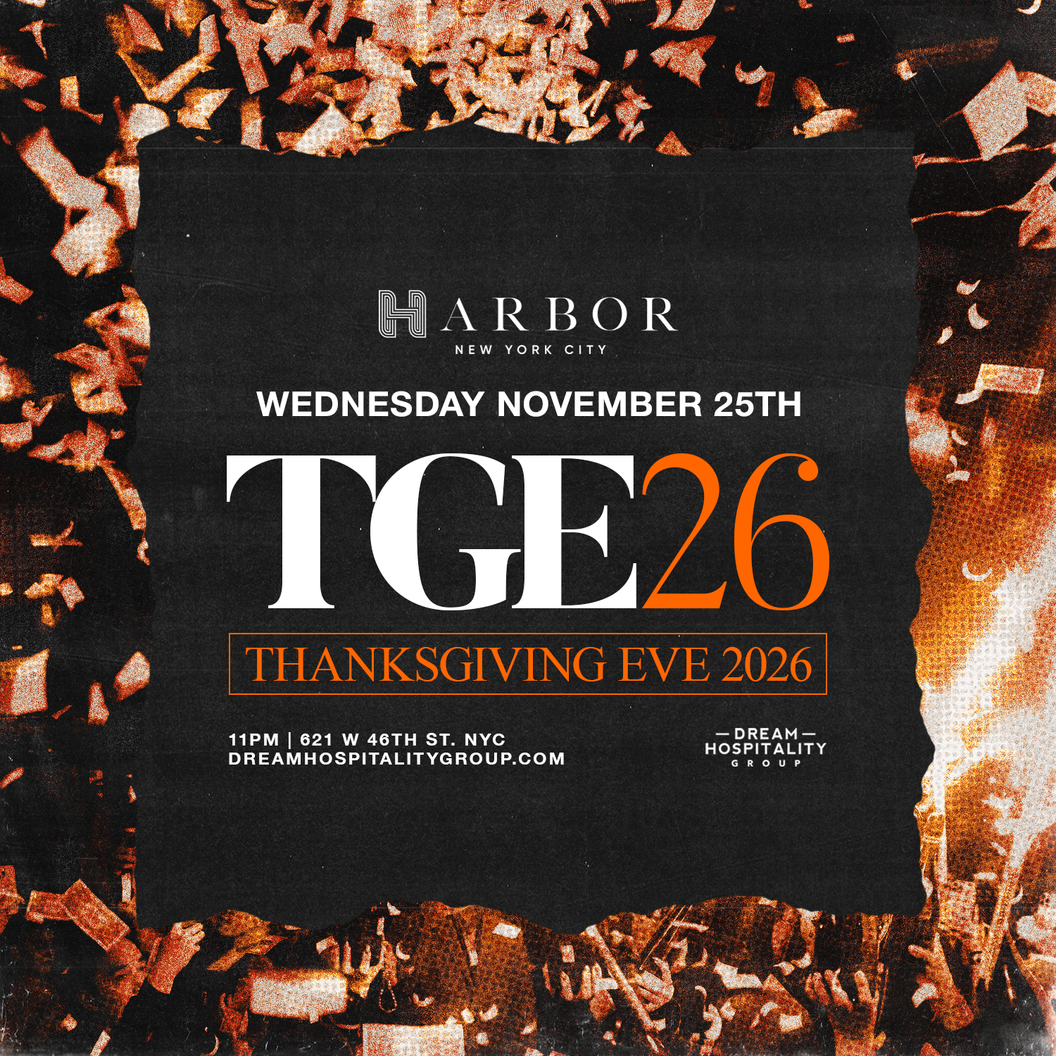 Thanksgiving Eve @ HARBOR NYC