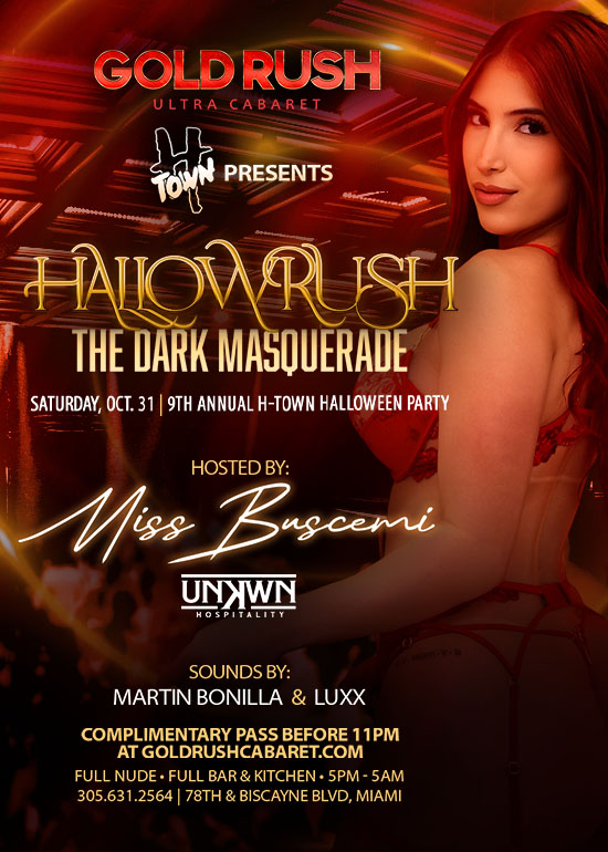 HALLOWRUSH: The Dark Masquerade Hosted by Miss Buscemi