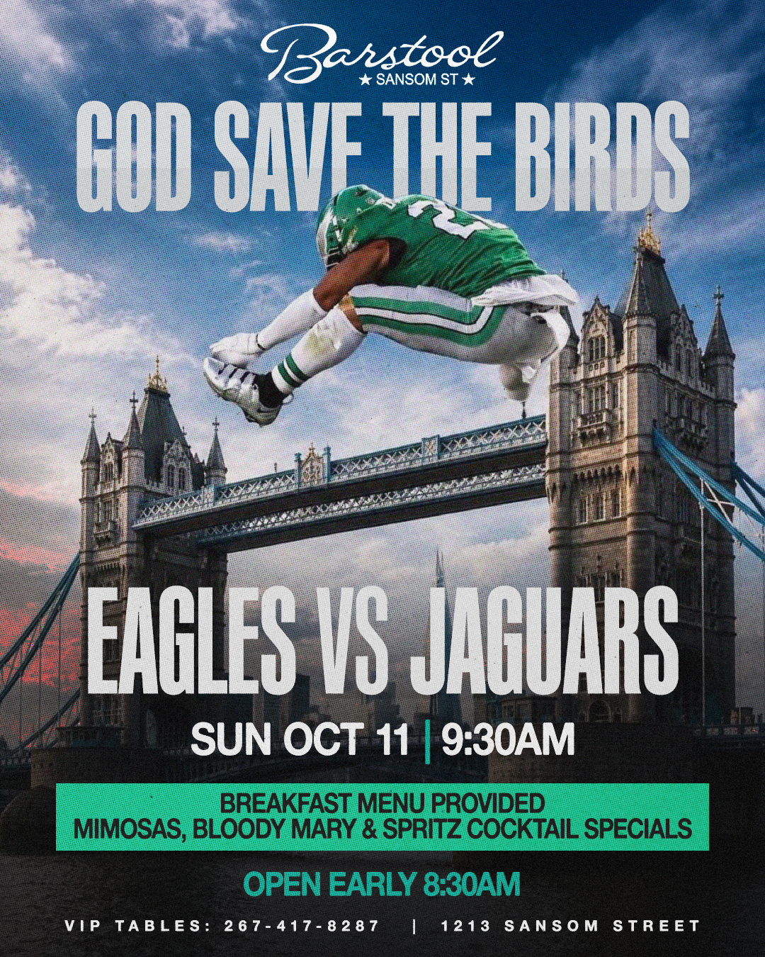 God Save the Birds (Eagles vs Jaguars Watch Party)