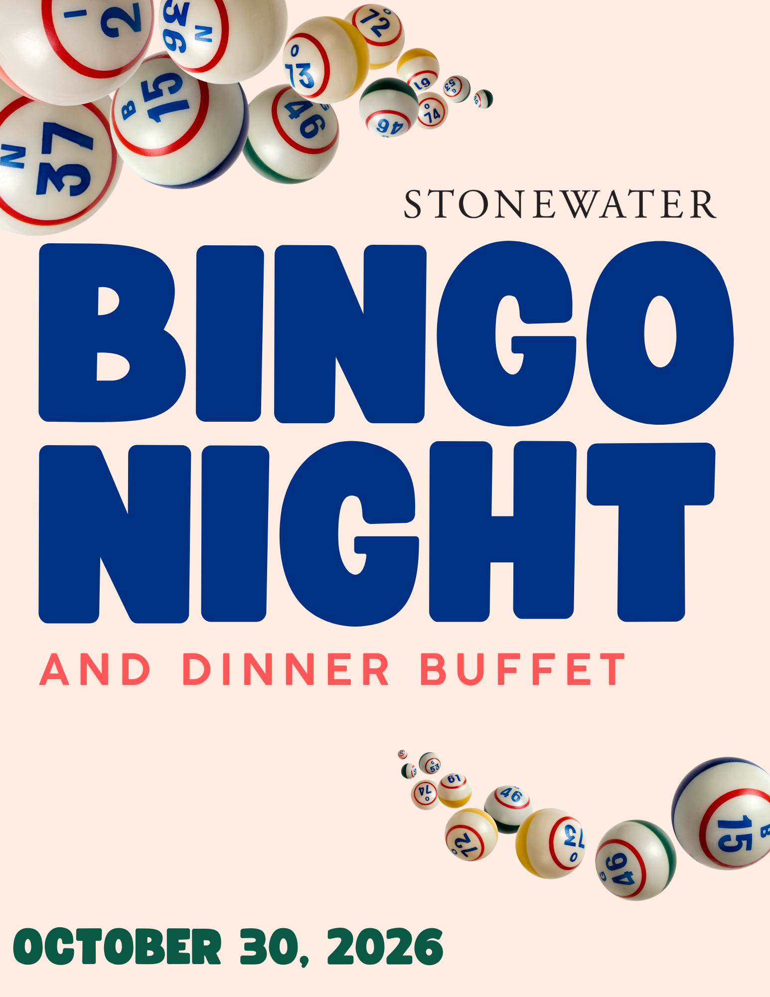 October Bingo Night & Dinner Buffet