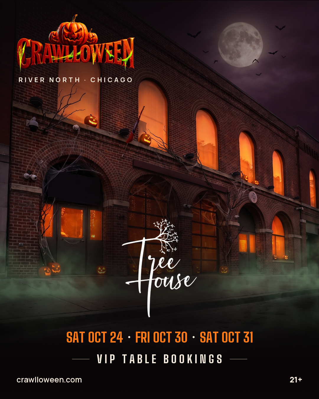 CRAWLLOWEEN VIP Tables