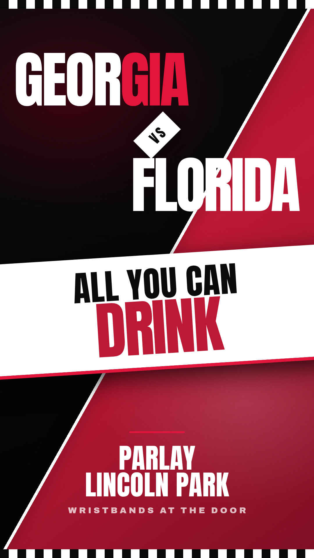 Georgia VS Florida All You Can Drink