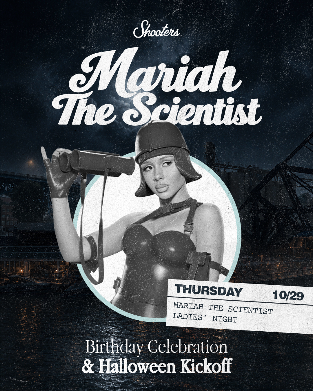 HALLOWEEN WEEKEND KICKOFF: MARIAH THE SCIENTIST