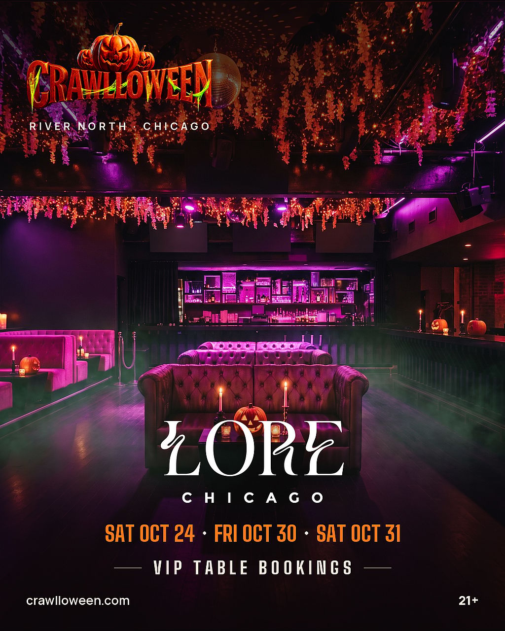 CRAWLLOWEEN VIP Tables