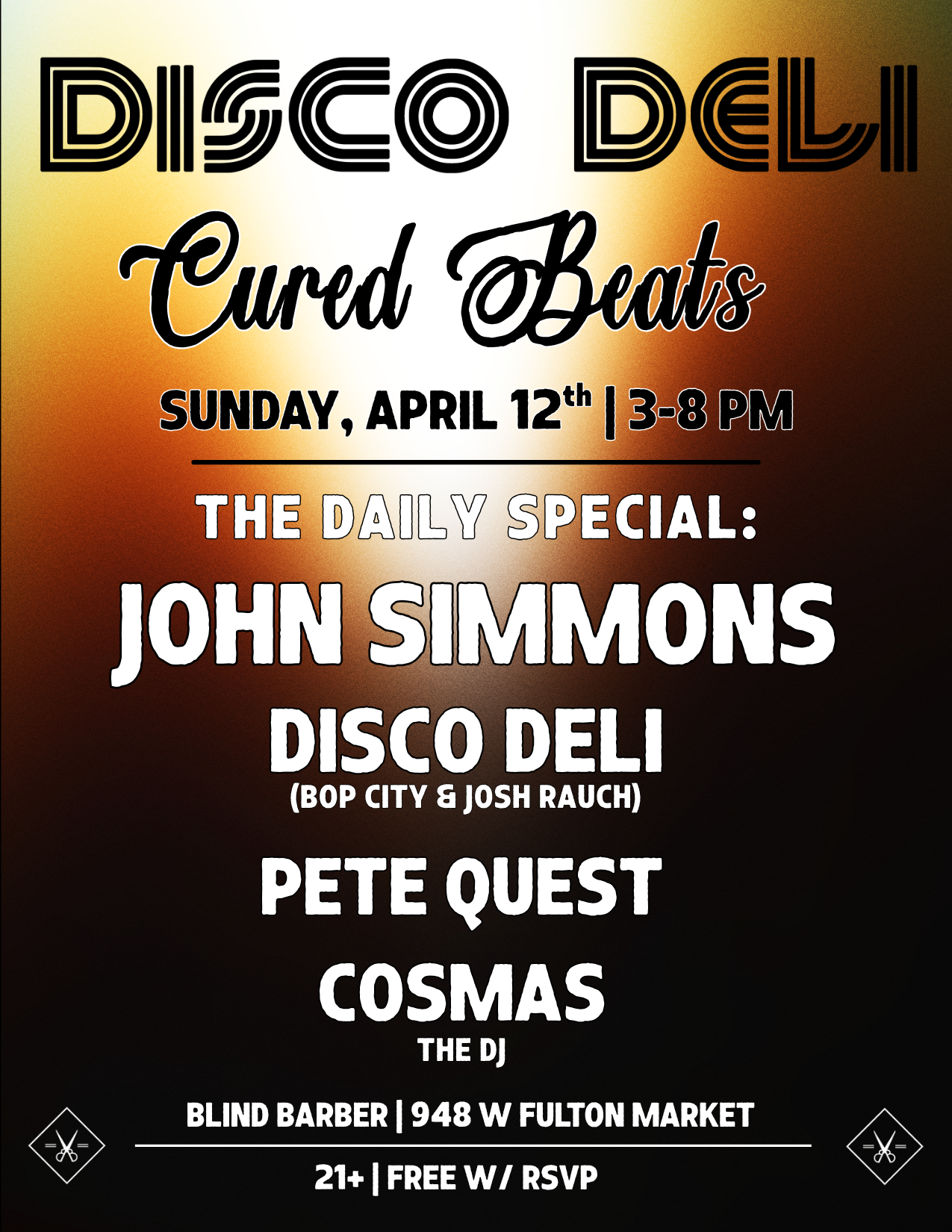 Disco Deli at Blind Barber