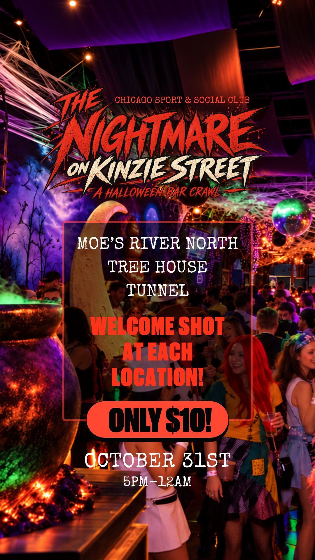 The Nightmare on Kinzie Street - A Halloween Bar Crawl